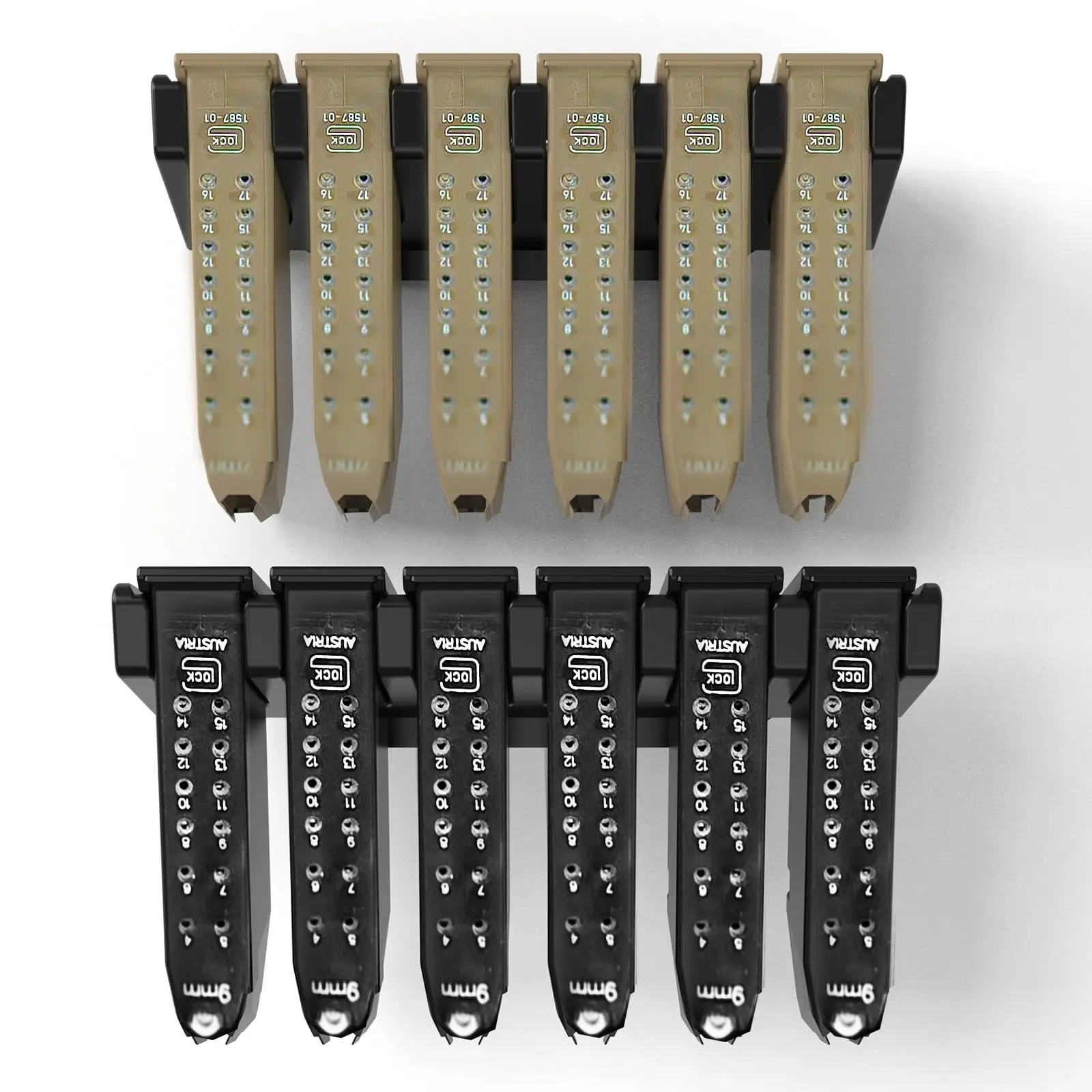 Soporte magnético Glock para pistola – Fijación segura de pared - imagen 3