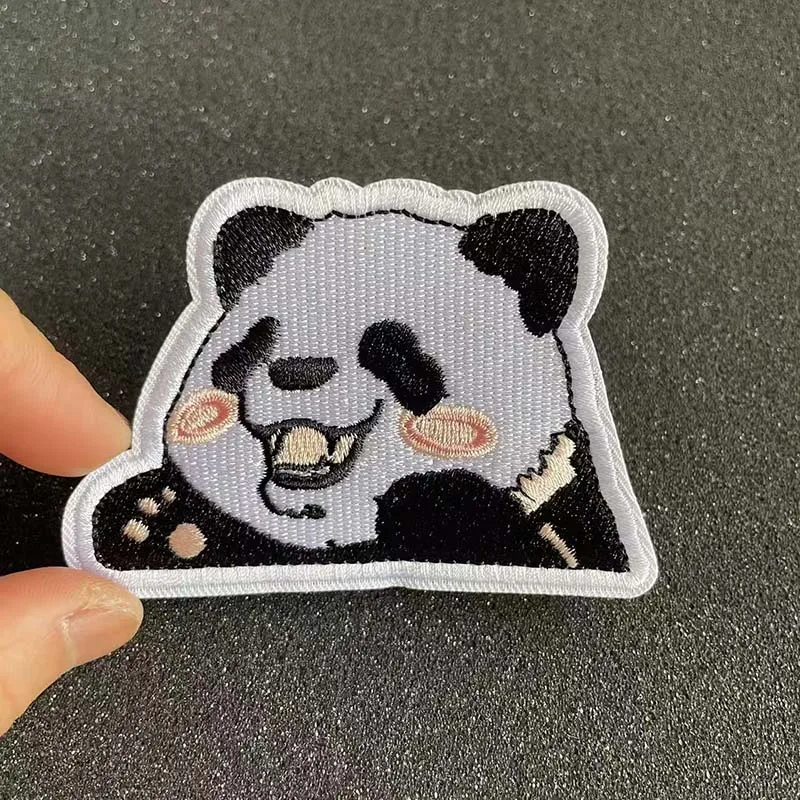 Parche bordado táctico gato llorón divertido para uniformes y mochilas - imagen 4