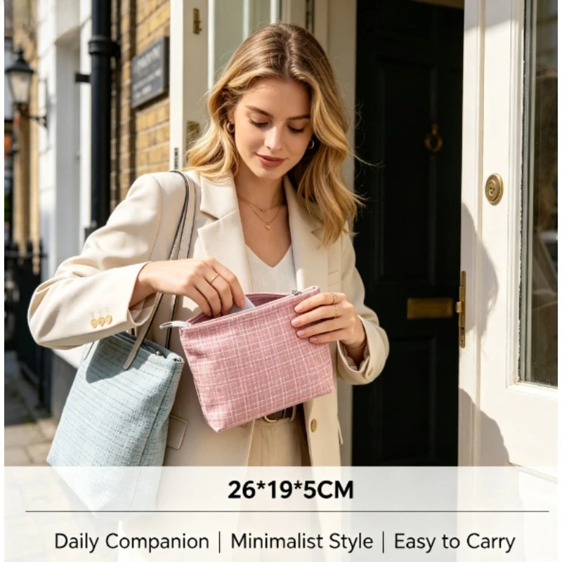 Neceser Grande Estampado Rosas – Organizador Maquillaje Capacidad - imagen 3