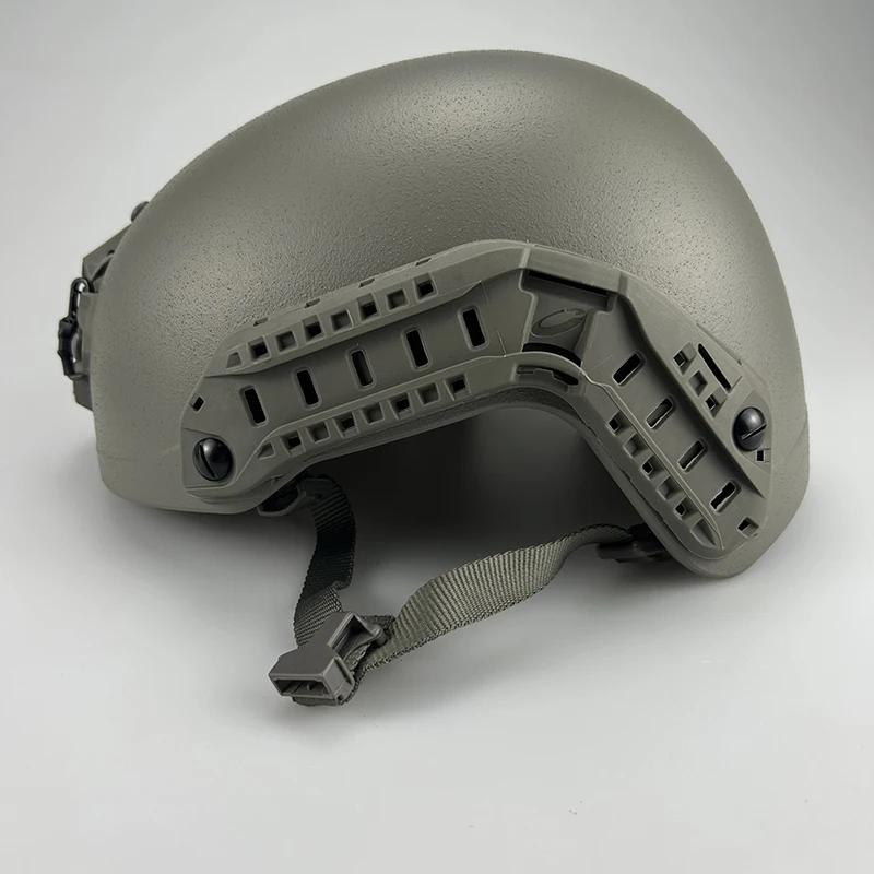 Casco táctico ABS corte alto con rieles laterales NVG - imagen 3