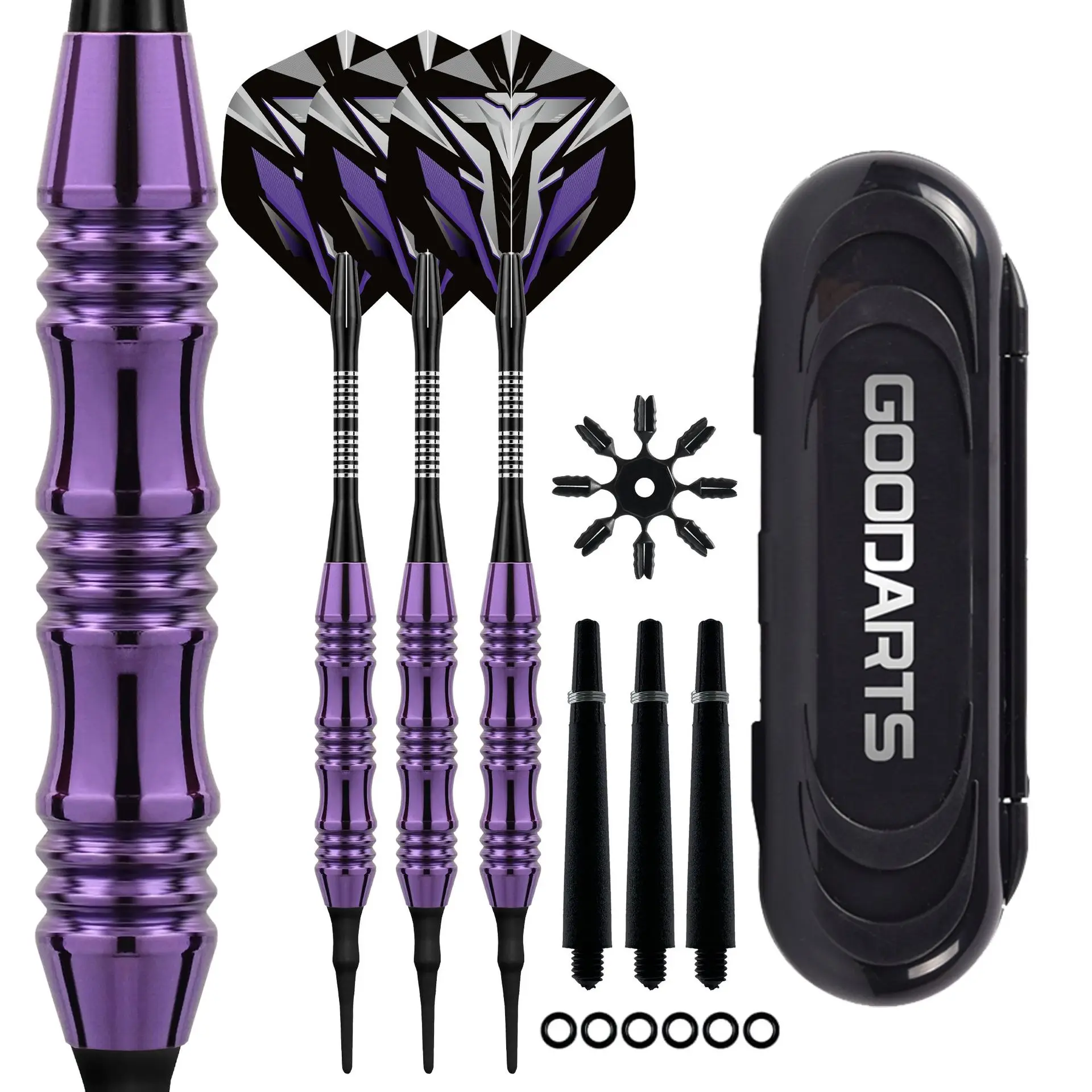 Dardos soft tip 20g para dardera electrónica con funda – Set 3 uds. - imagen 2