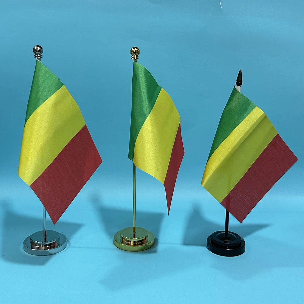 Bandera de Mali bordada para escritorio, decoración - imagen 2