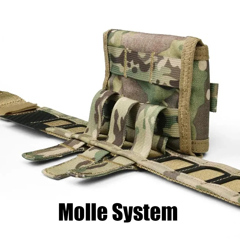 Cinturón táctico MOLLE con hebilla liberación rápida para airsoft - imagen 2