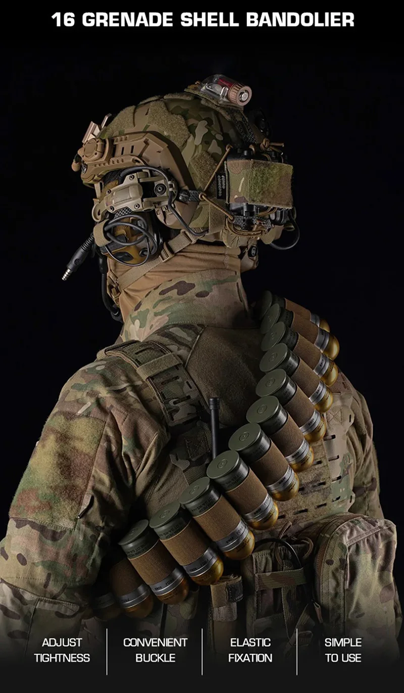 Cinturón portaescopeta OphidianTac vista frontal