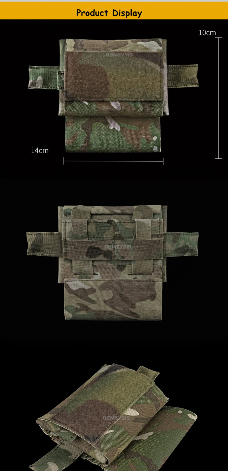 Sistema MOLLE y agarre rápido
