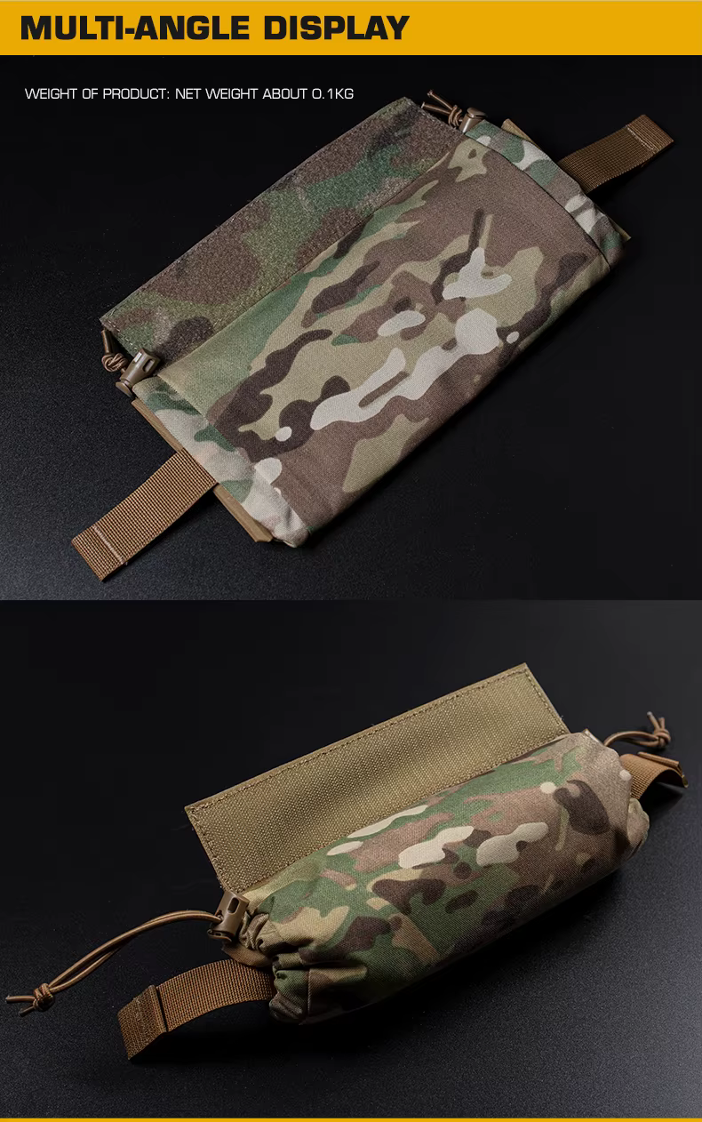 Bolsa enrollada y compacta