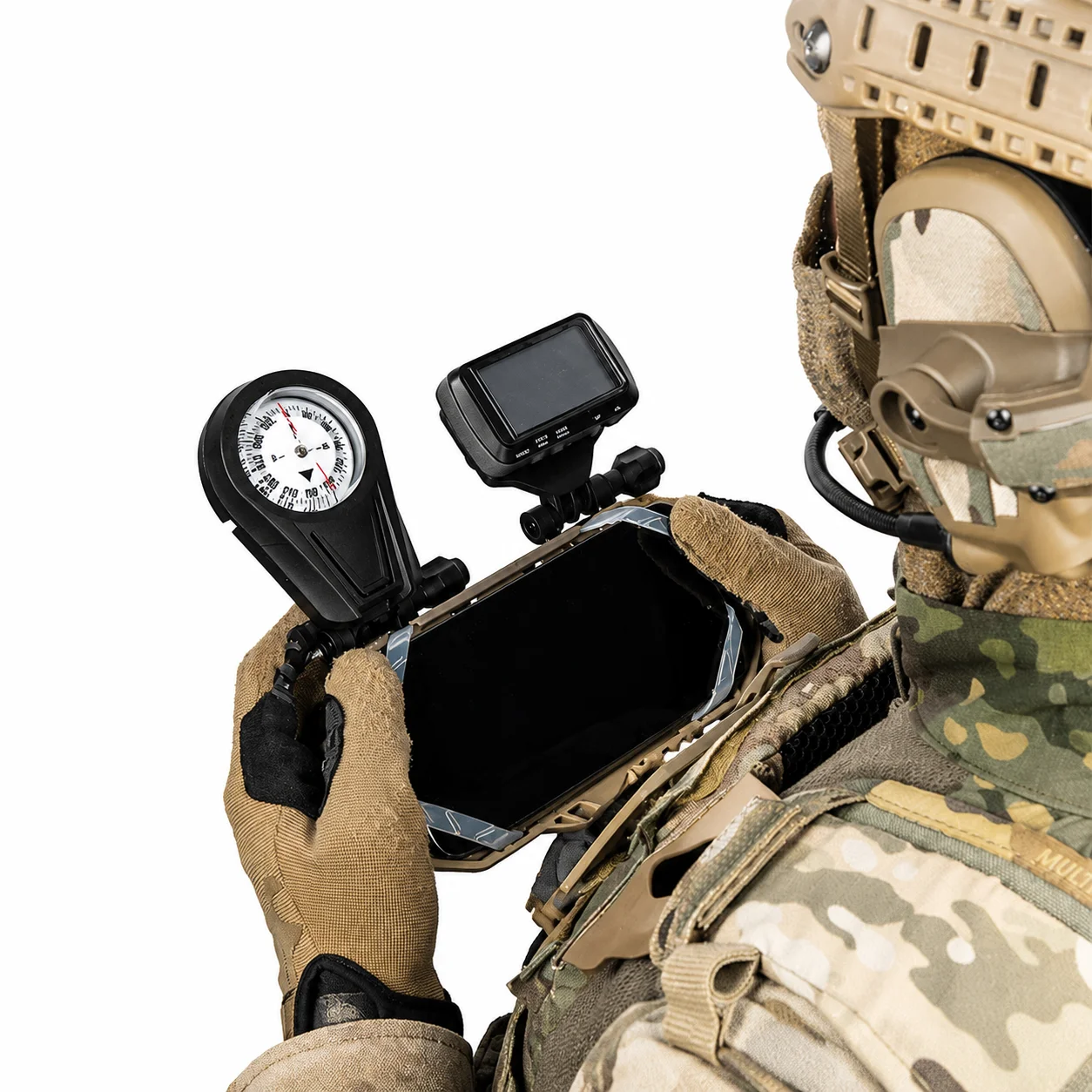 Tablero de navegación táctico plegable para brújula y GPS