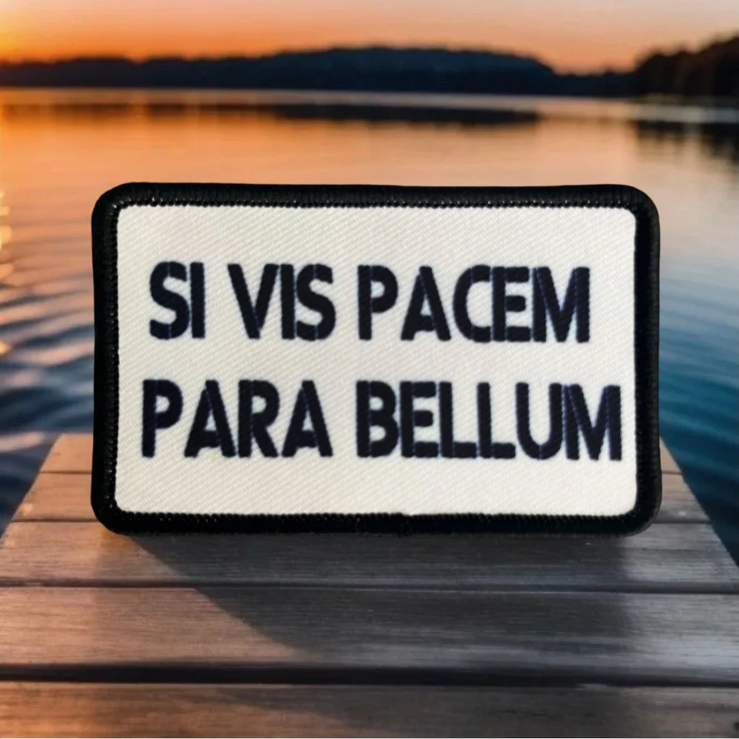 Parche táctico velcro Si vis pacem para bellum – Insignia moral - imagen 2