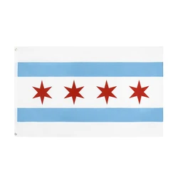 Bandera Chicago W FLAGLINK – Banderín decorativo exterior