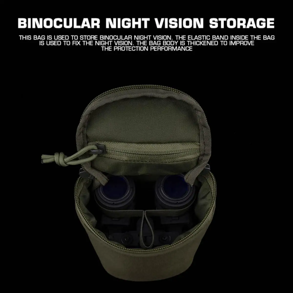 Estuche táctico MOLLE para visión nocturna BP – Funda protectora - imagen 4