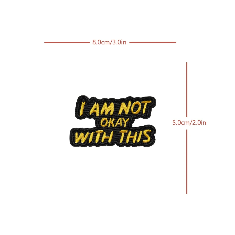 Parche táctico velcro con lema humorístico – Insignia para uniforme - imagen 4