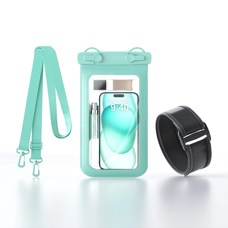Funda impermeable IPX8 sumergible para móvil con cordón al cuello - imagen 2