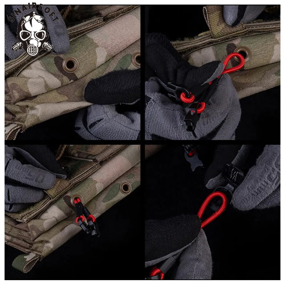 Sujeción de cables tácticas para envolver rail de handguard - imagen 5