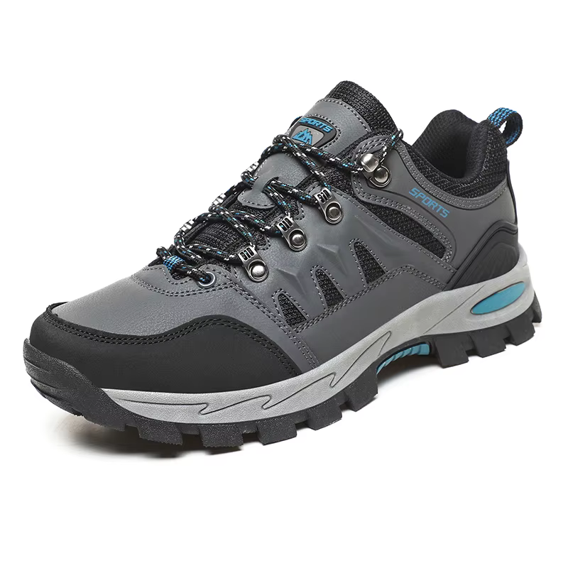 HIKEUP Zapatos Senderismo Hombre Mujer Cuero Resistente Otoño Invierno