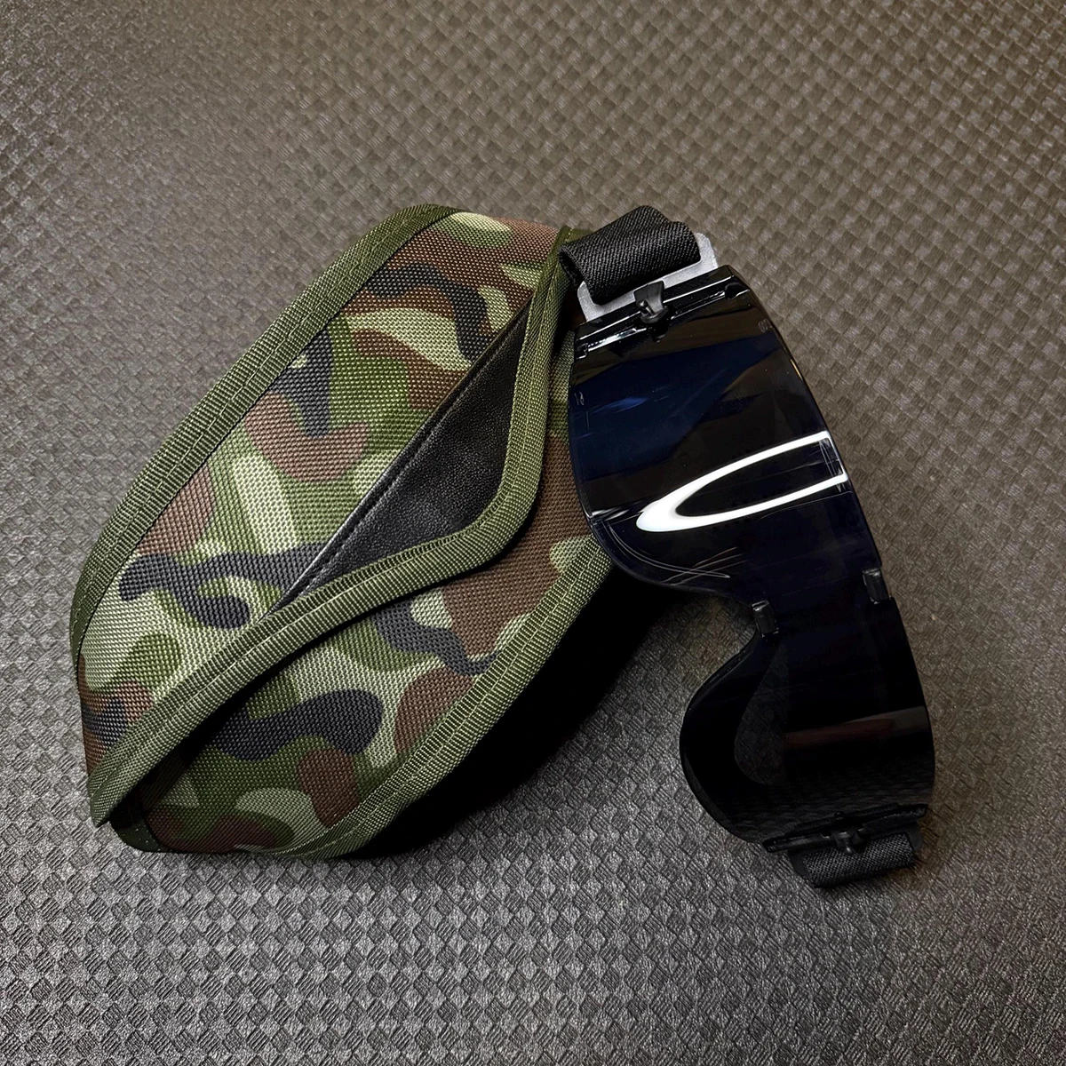 Gafas tácticas Airsoft lentes intercambiables antivaho funda camuflaje - imagen 3