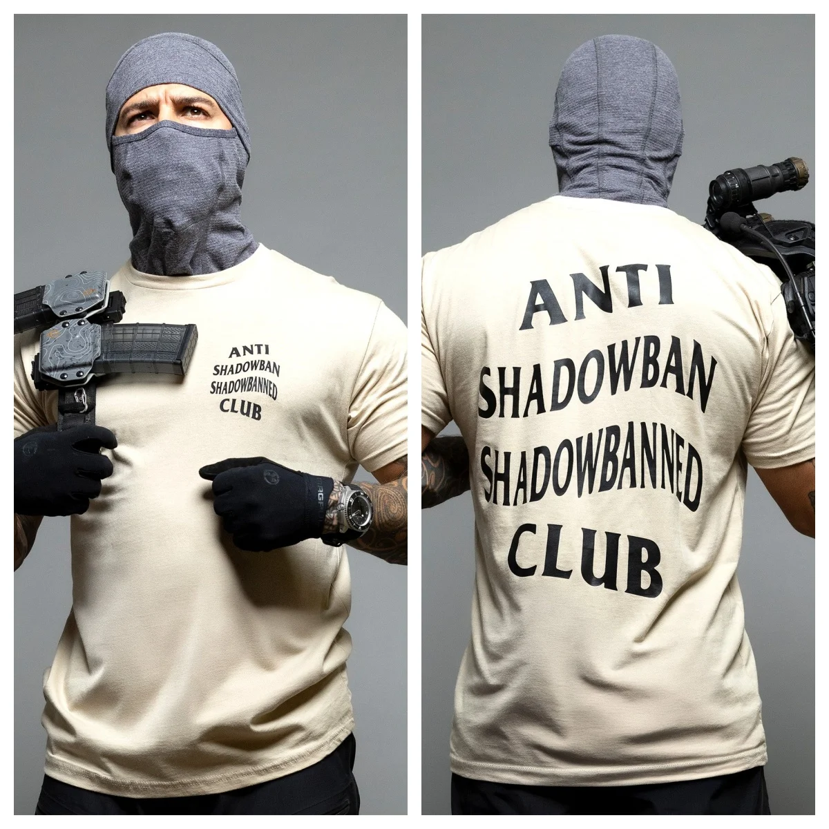 Shadowbanned Club camiseta deportiva algodón de uso diario - imagen 3