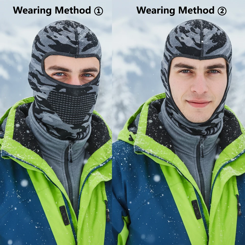 Pasamontañas transpirable de invierno para cara completa – Unisex - imagen 3