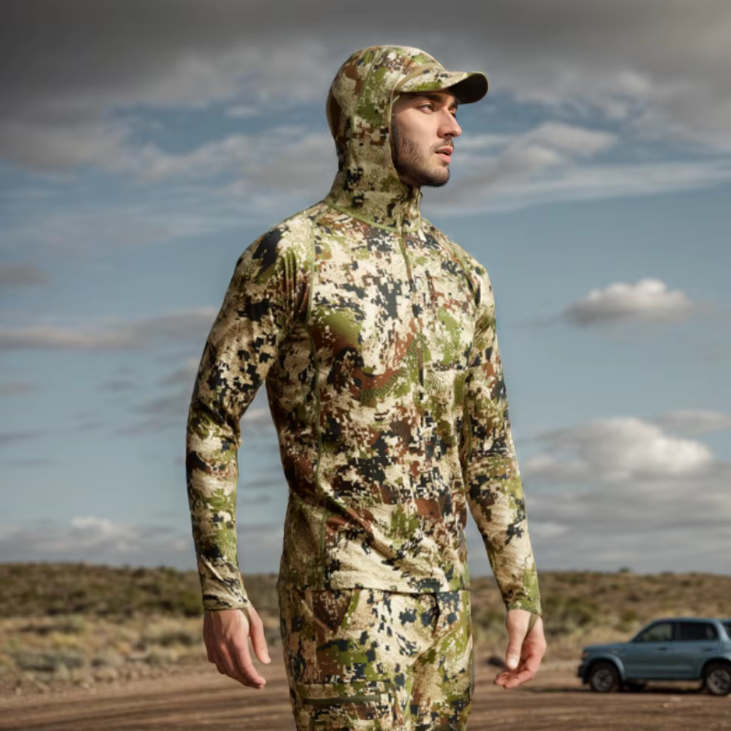 Sudadera táctica con capucha camuflaje transpirable para exterior - imagen 4