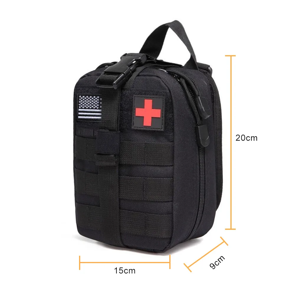 Kit botiquín primeros auxilios táctico MOLLE emergencia montaña - imagen 2