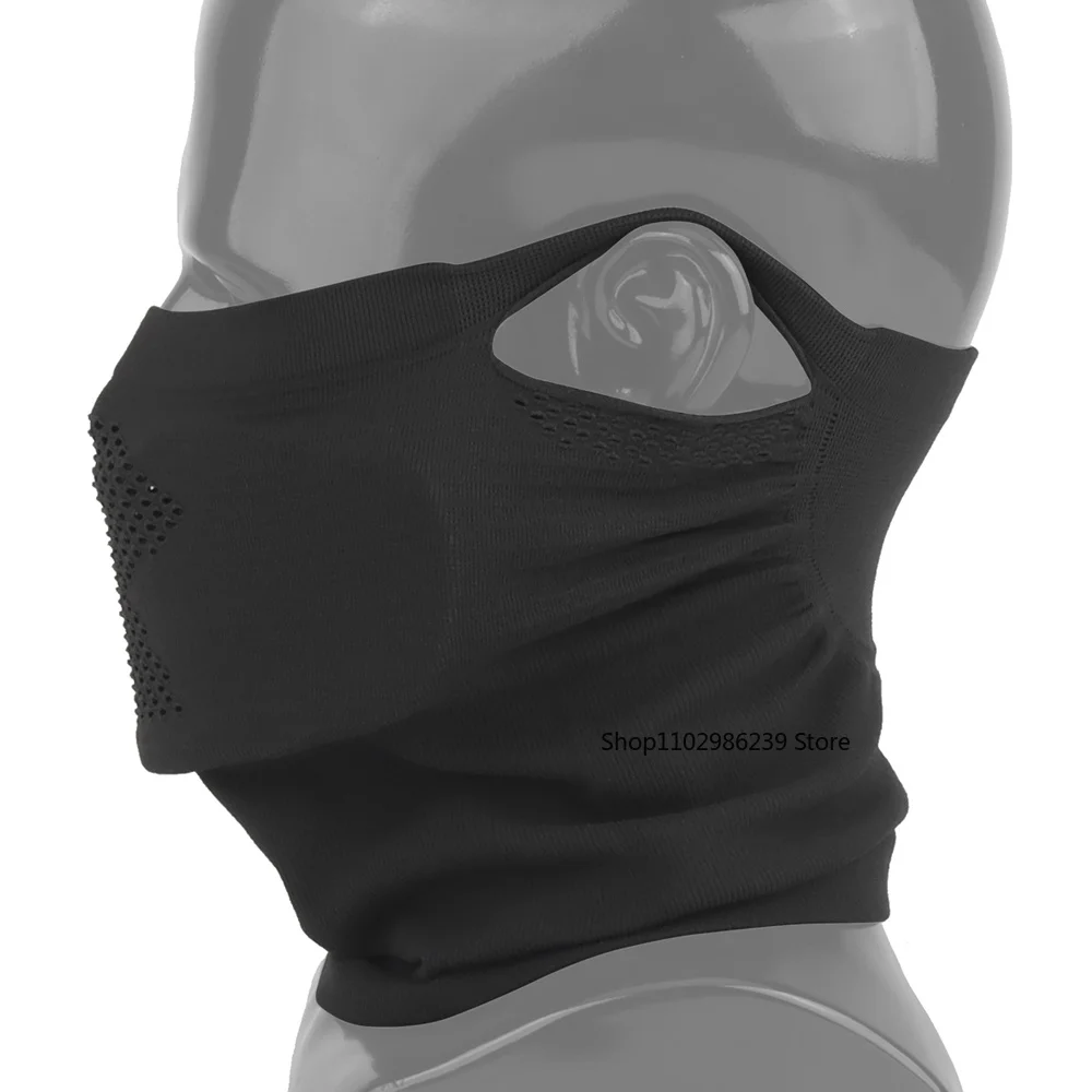 Máscara táctica media cara malla de acero para airsoft y tiro - imagen 5