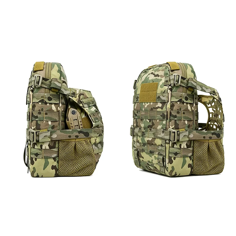 Funda táctica para casco nylon resistente plegable con sujeción caza - imagen 3