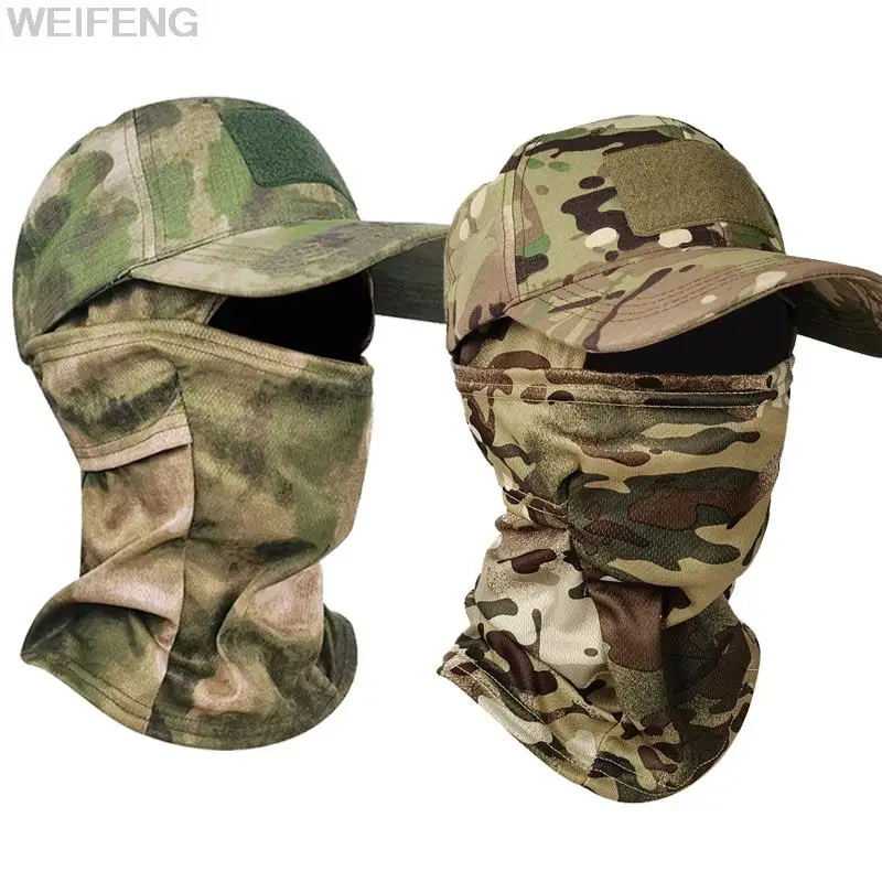 Pasamontañas táctico camuflaje completo para outdoor - imagen 3
