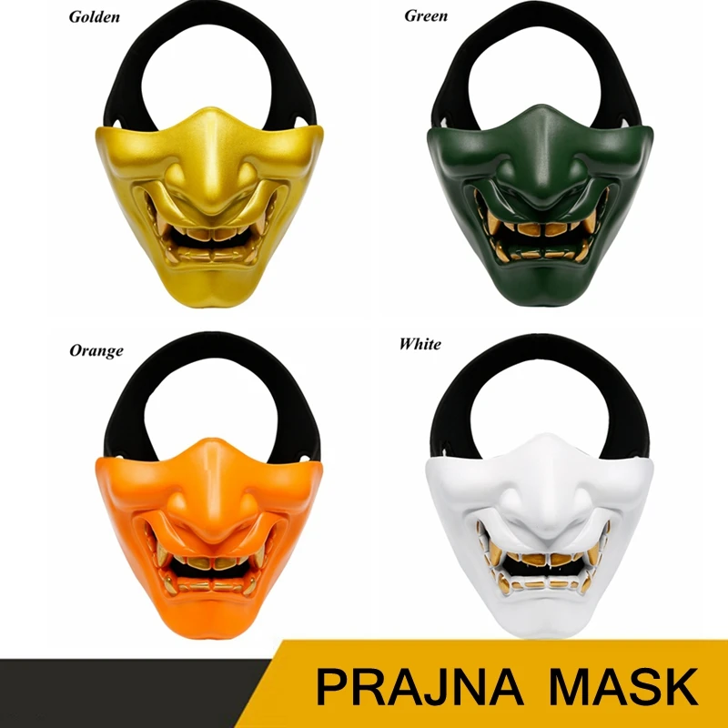 Prajna Máscara media cara táctica ant gases Halloween - imagen 2