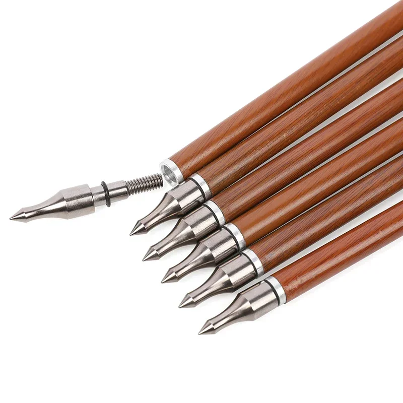 Flechas carbono 30” Spine 500-600 pluma 4” para recurve - imagen 2