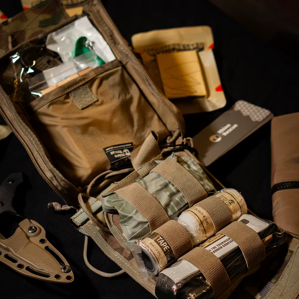 IFAK táctico de rescate rinoceronte con bolsa MOLLE para al aire libre