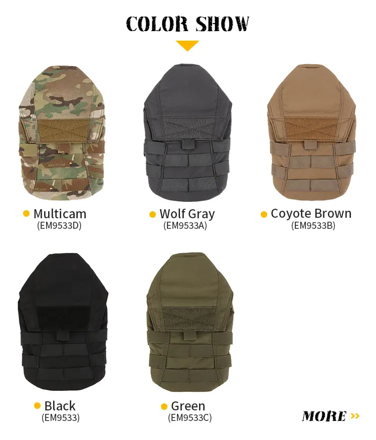 Muestra de los colores disponibles