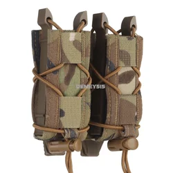 Bolsa porta cargadores 9mm doble con tapa abierta - MOLLE cinturón