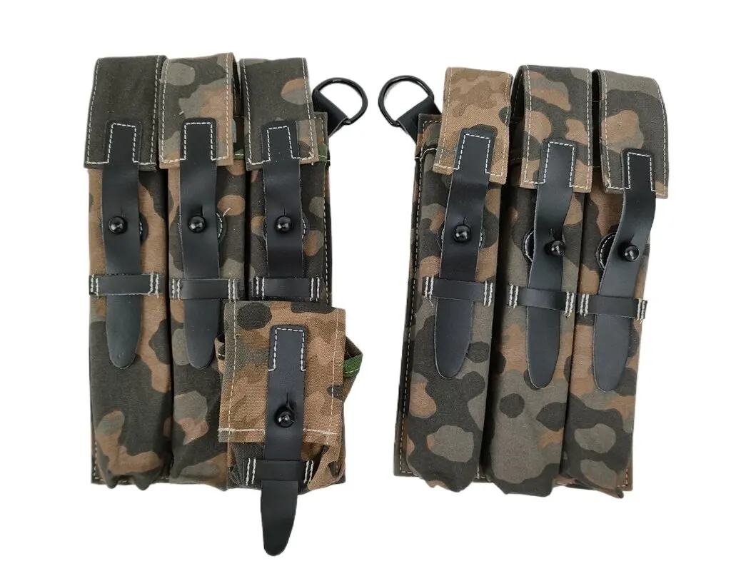Bolsa de cintura táctica de lona camuflaje estilo WWII - imagen 2
