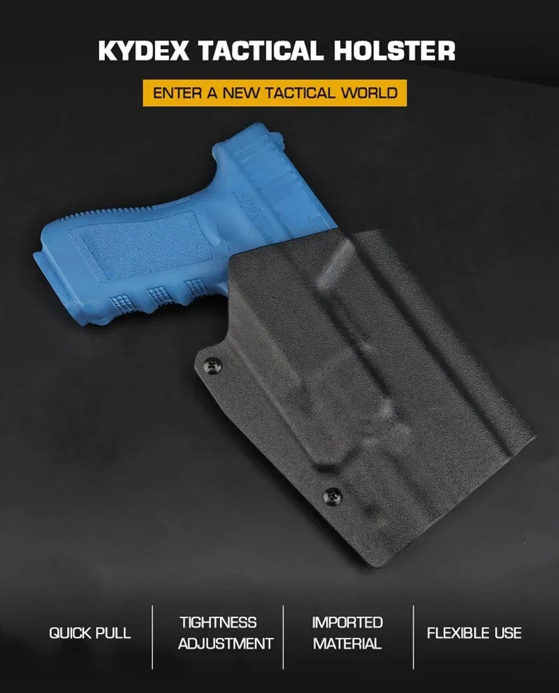 Funda Kydex táctica en configuración estándar