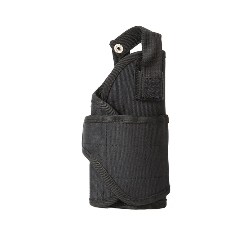 Funda de pistola táctica MOLLE ajustable para diestros