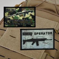 Parche militar FN FAL – Bordado táctico MOLLE Operations