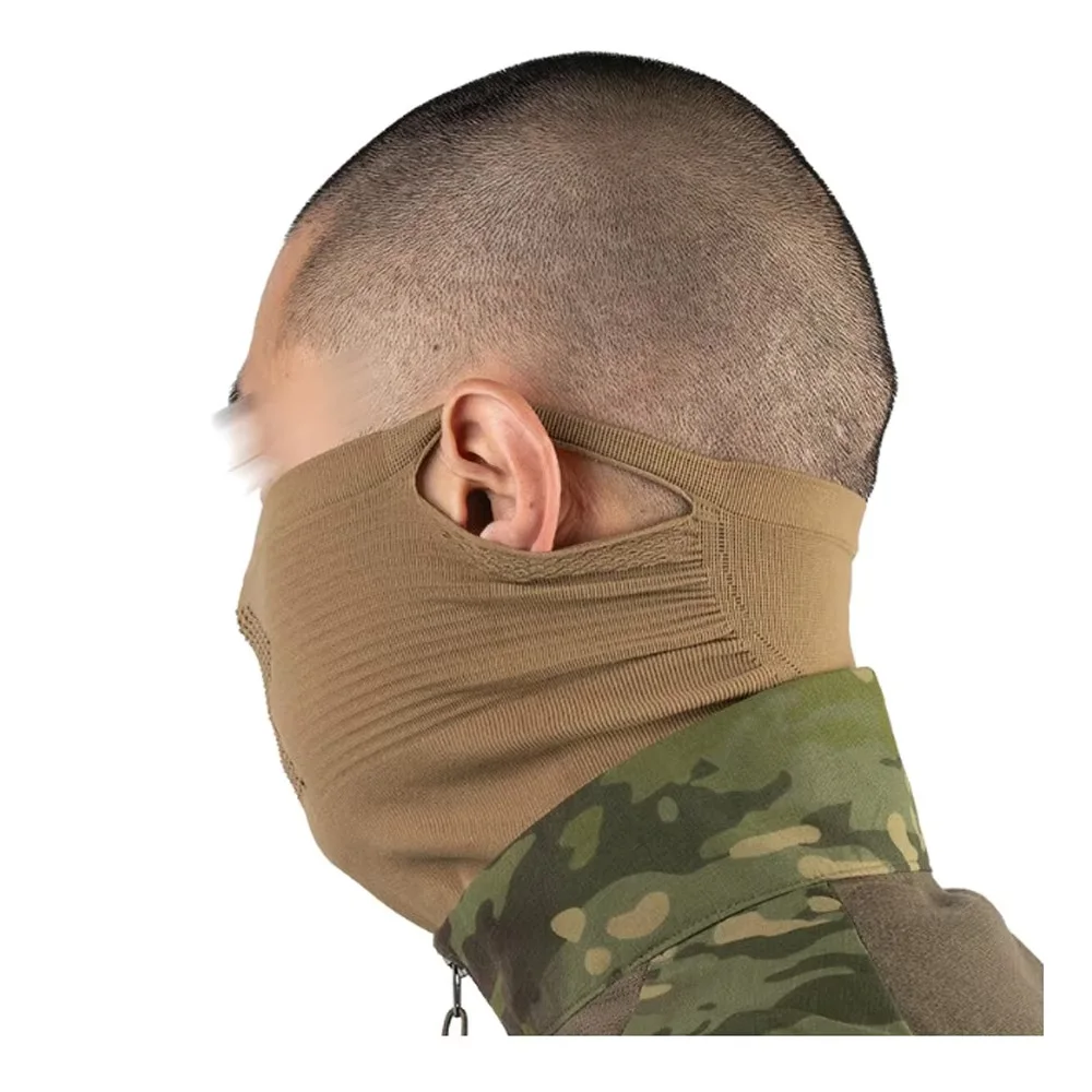 Máscara táctica para airsoft y caza con malla de acero extraíble - imagen 4