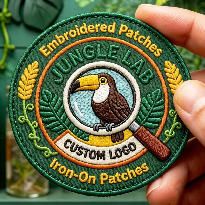 Parche bordado Prajna personalizado termoadhesivo o velcro para costura - imagen 3