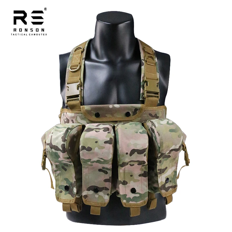 Chaleco táctico MOLLE camuflaje mexicano Airsoft ligero AK