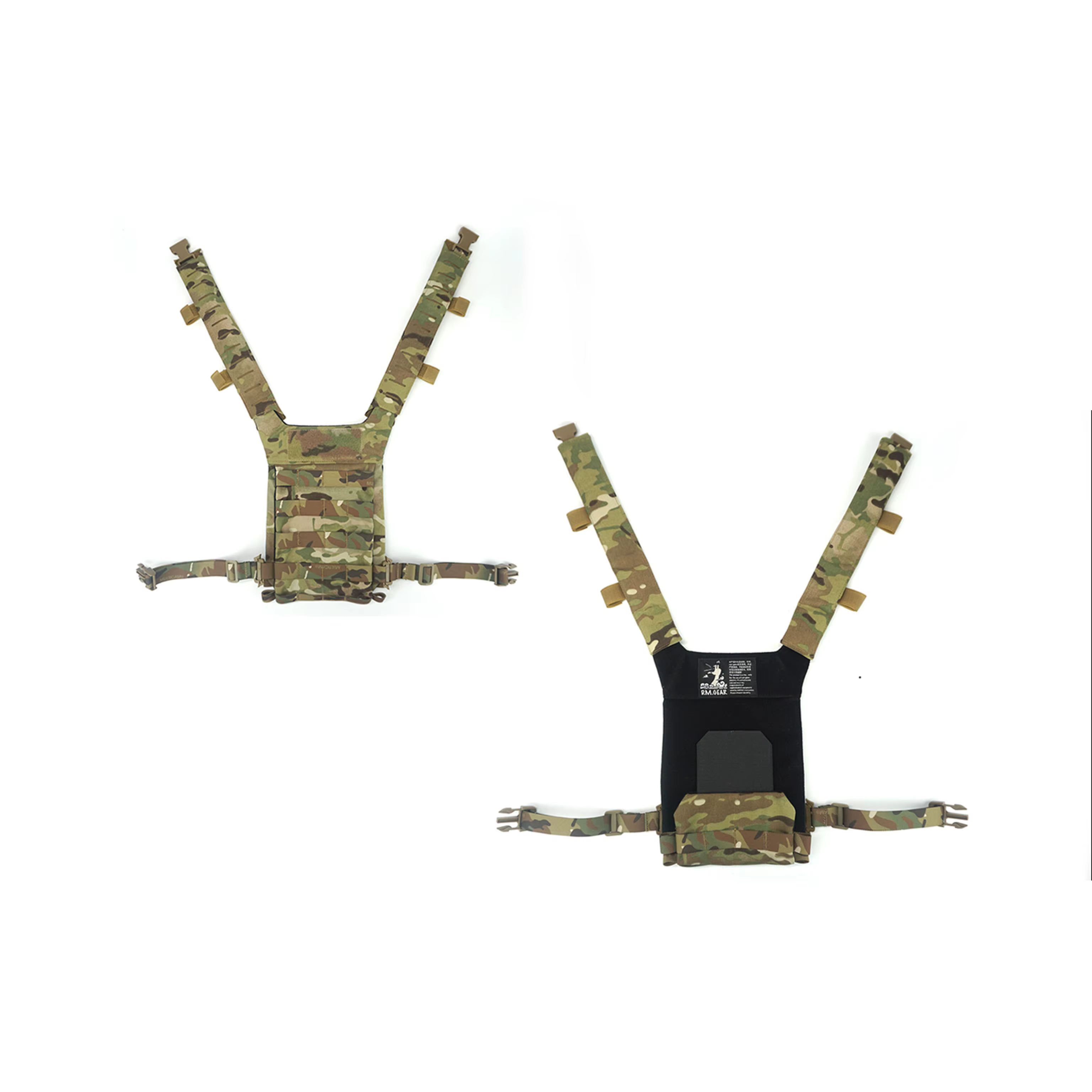 DMGear Chaleco táctico serie SS D3 placa trasera MOLLE correa pecho - imagen 2