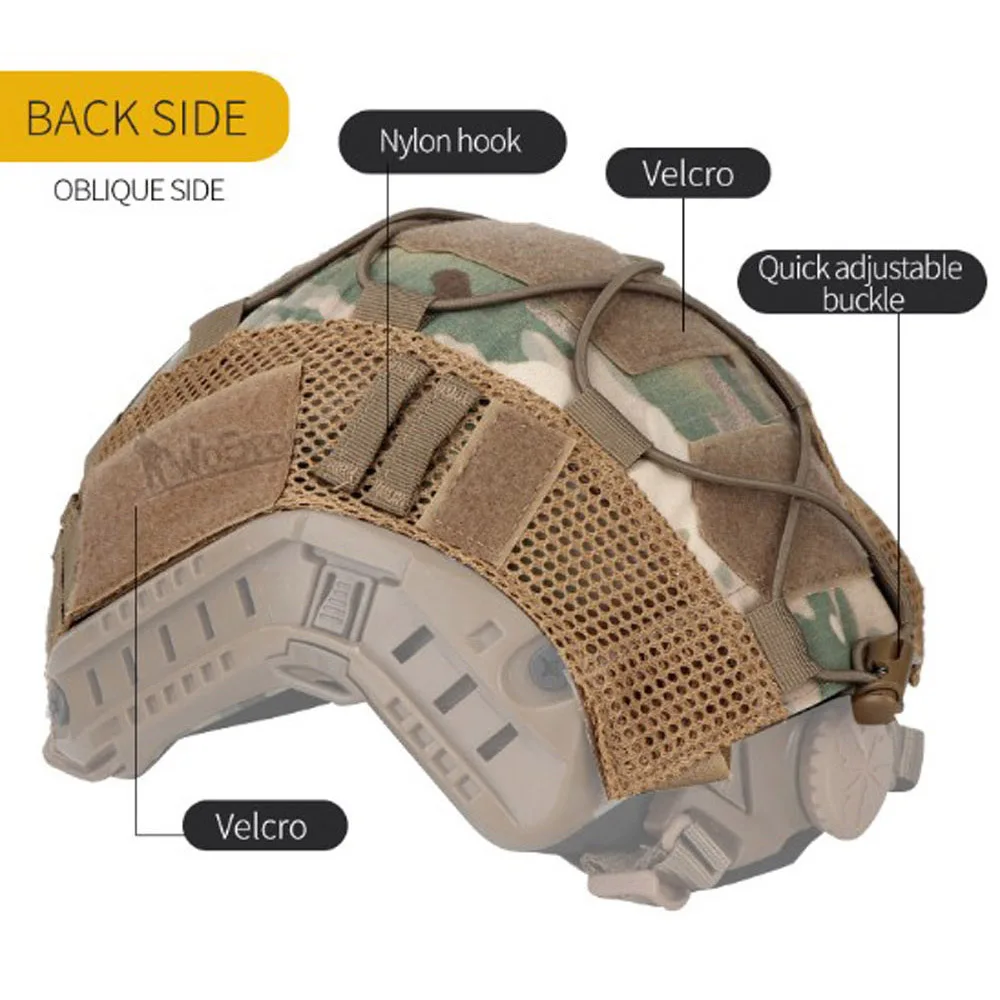 Cubierta casco táctico Airsoft Paintball multicazador