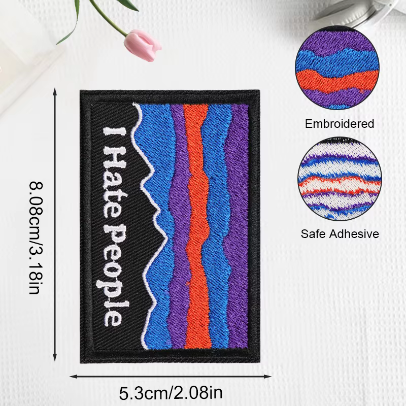 Parche termoadhesivo bordado montaña misteriosa – para ropa y gorra