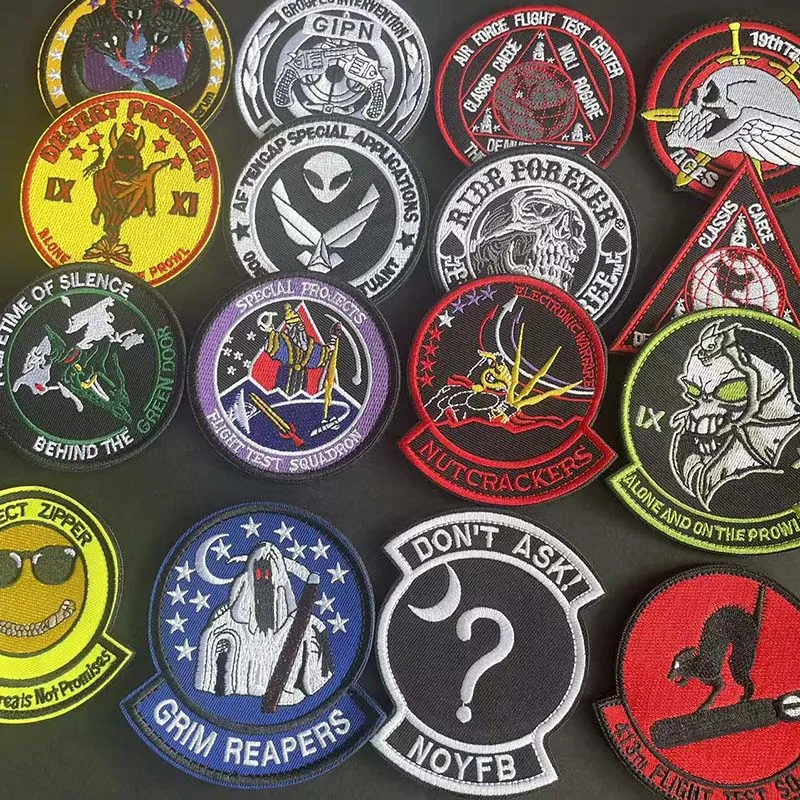 Parche bordado táctico emblema de brigada de asalto – para MOLLE - imagen 3