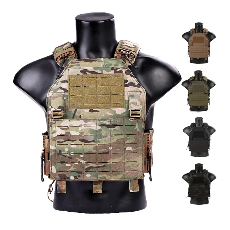 Emersongear LVAC Chaleco portaplacas táctico MOLLE liberación rápida - imagen 3