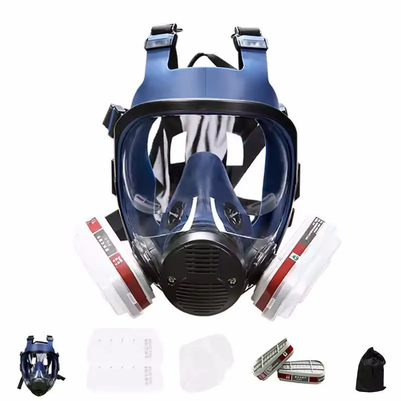 Máscara facial antigás química nuclear con filtro universal - imagen 4