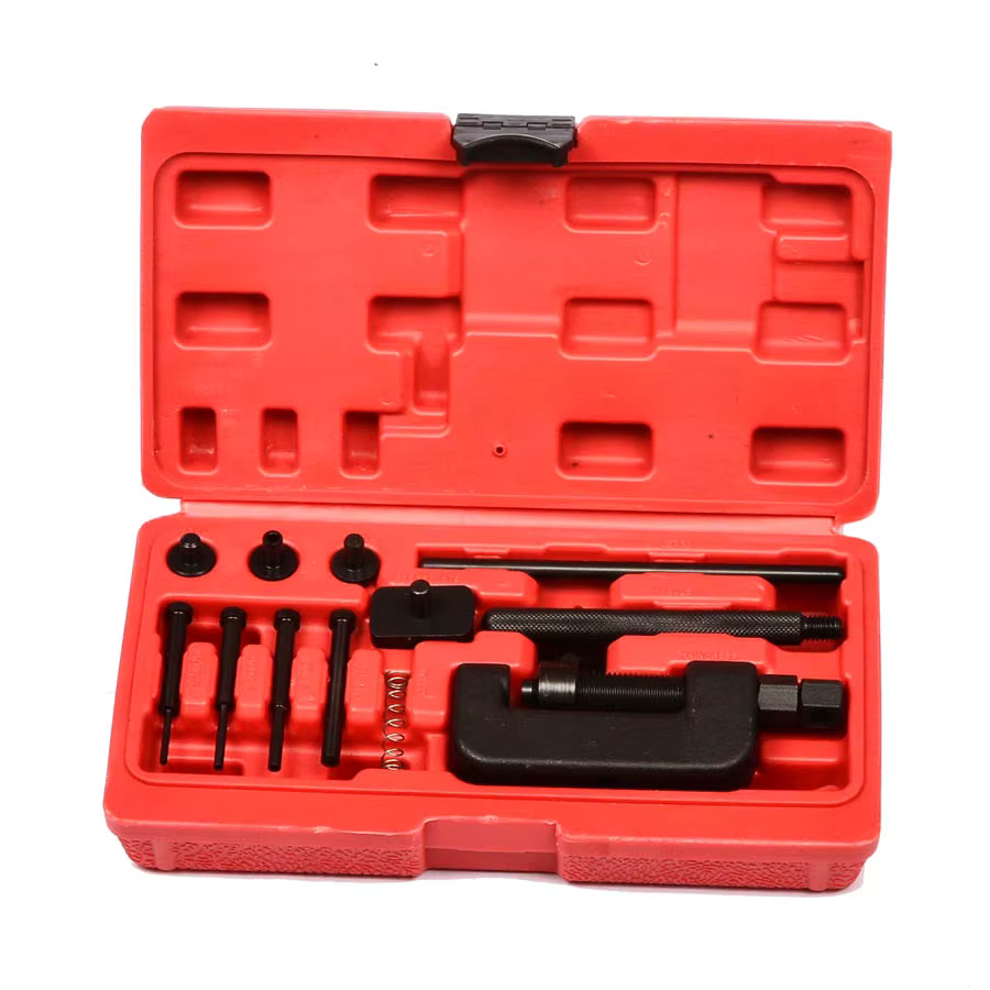 Kit completo de herramientas para cadena de moto y bici