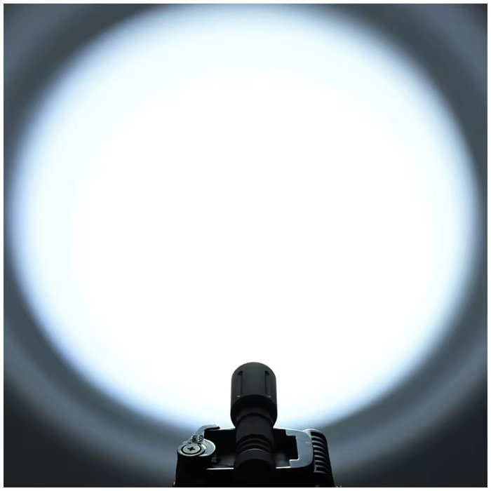 Linterna táctica LED aluminio para raíles M-LOK y Picatinny - imagen 5