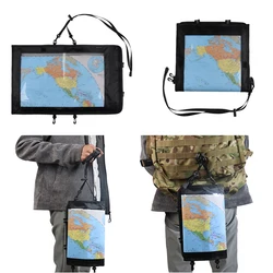 Bolsa táctica impermeable transparente para mapa y pasaporte – Plegable senderismo