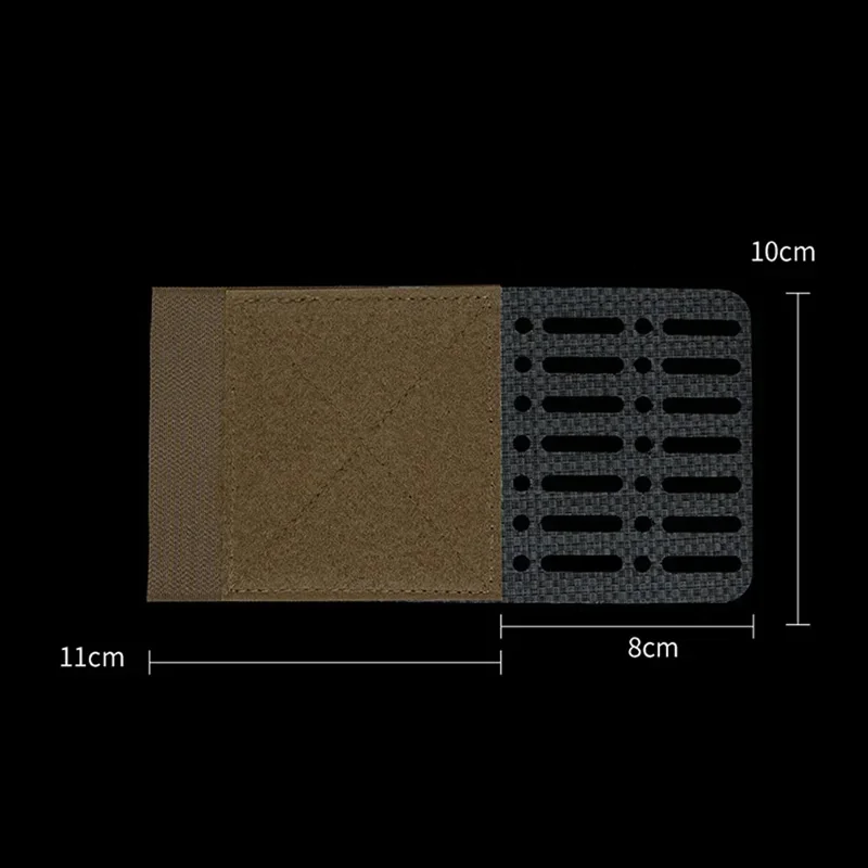 Panel lateral MOLLE expandible universal para portaplacas táctico - imagen 4