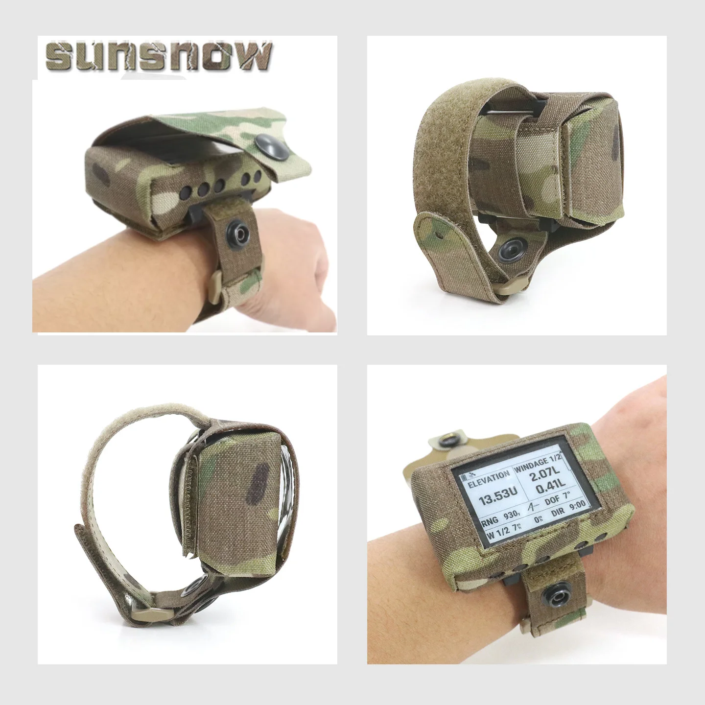 Bolsa táctica para GPS Foretrex con soporte trasero y muñeca - imagen 2