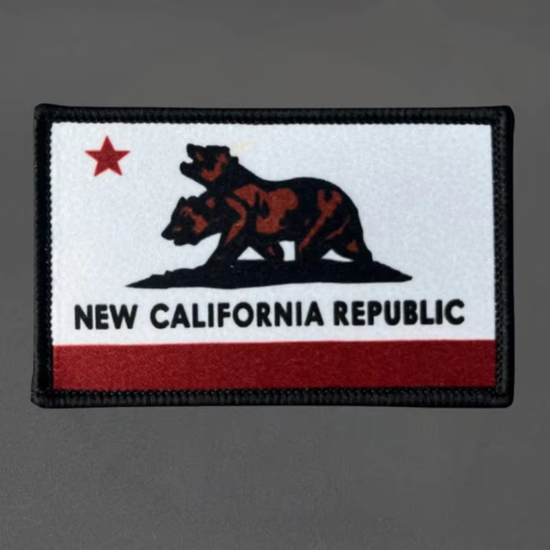 Parche táctico bordado bandera República de California velcro - imagen 2